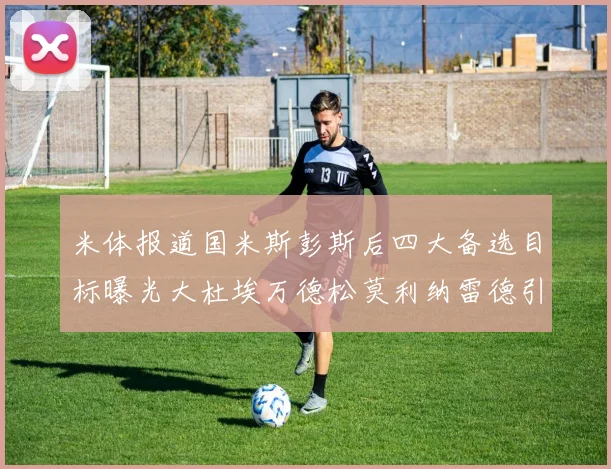 米体报道国米斯彭斯后四大备选目标曝光大杜埃万德松莫利纳雷德引关注